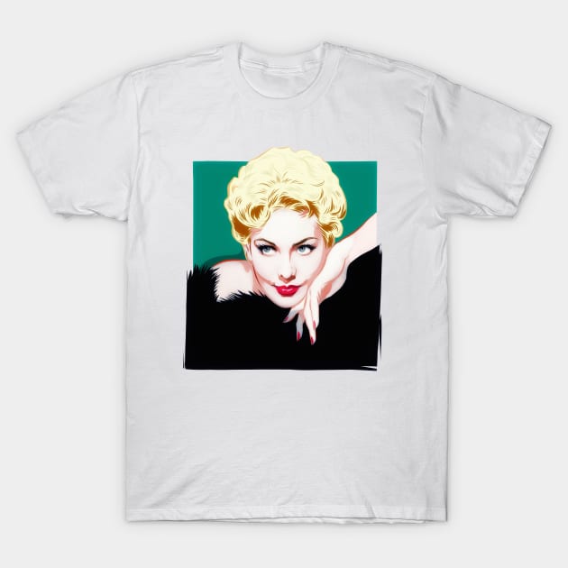 Kim Novak - An illustration by Paul Cemmick T-Shirt by PLAYDIGITAL2020